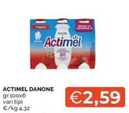 Maxisconto Actimel Danone offerta
