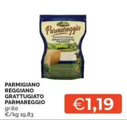 Maxisconto Parmigiano Reggiano Grattugiato Parmareggio offerta