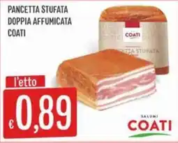IperSisa Pancetta stufata doppia affumicata Coati offerta
