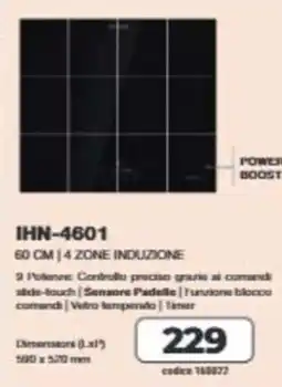 Elettrosintesi IHN-4601 offerta
