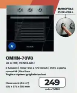 Elettrosintesi Oven Omhn-70v8 offerta