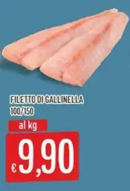 IperSisa Filetto di gallinella offerta