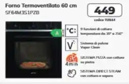 Elettrosintesi Forno Termoventilato 60 cm offerta