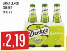 IperSisa Birra Lemon Dreher offerta