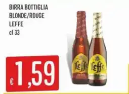 IperSisa Birra bottiglia blonde/rouge leffe offerta