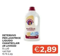 Maxisconto Detersivo per lavatrice liquido Chanteclair offerta