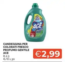 Maxisconto Candeggina per colorati fresco profumo gentile Ace offerta