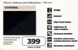 Elettrosintesi Piano cottura ad induzione 70 cm offerta