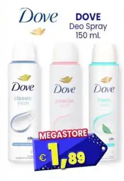 Punto Shopping Megastore Dove Deo Spray offerta