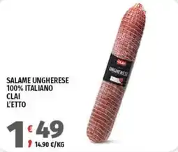 Vivo Supermercati Salame ungherese Clai offerta