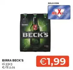 Maxisconto Birra Beck's offerta