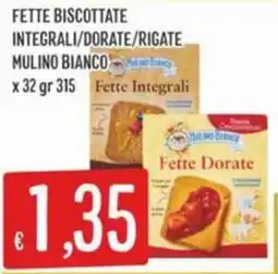 IperSisa Fette biscottate Mulino Bianco offerta