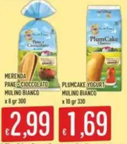 IperSisa PlumCake Yogurt Mulino Bianco offerta