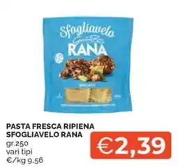 Maxisconto Pasta fresca ripiena sfogliavelo rana offerta