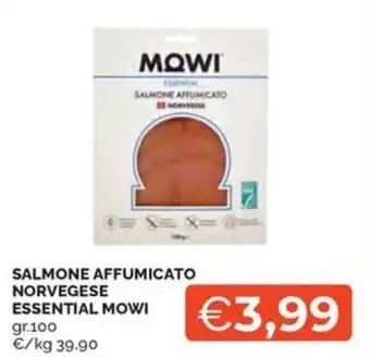 Salmone affumicato norvegese essential mowi
