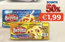 Maxisconto Pancetta dolce Beretta offerta