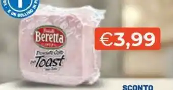 Prosciutto Cotto di Toast Beretta
