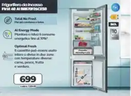 Elettrosintesi Frigorifero da incasso First 60 AI offerta