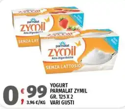 Vivo Supermercati Yogurt Parmalat Zymil offerta