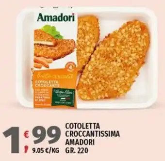 Cotoletta croccantissima Amadori