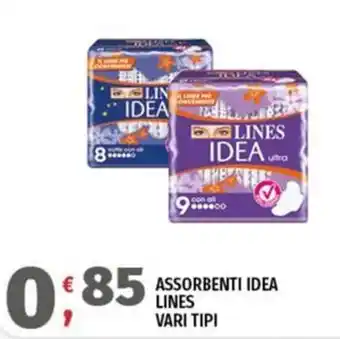 Vivo Supermercati Assorbenti Idea Lines offerta
