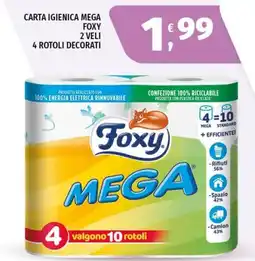Vivo Supermercati Carta igienica mega Foxy offerta