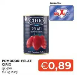 Maxisconto Pomodori pelati Cirio offerta