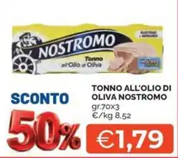 Maxisconto Tonno all'olio di oliva Nostromo offerta