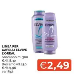 Maxisconto Linea per capelli Elvive L'Oréal offerta