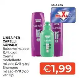 Maxisconto Linea per capelli Sunsilk offerta