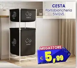 Punto Shopping Megastore Cesta portabiancheria offerta