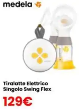 Paniate medela Tiralatte Elettrico Singolo Swing Flex offerta