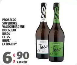 Vivo Supermercati Prosecco superiore Valdobbiadene DOCG Jeio offerta
