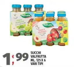 Vivo Supermercati Succhi Valfrutta offerta