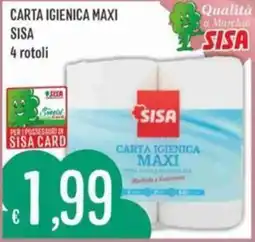 IperSisa Carta igienica maxi Sisa offerta