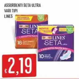 IperSisa Assorbenti seta ultra lines offerta