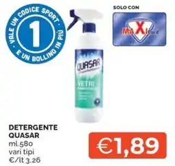 Maxisconto Detergente Quasar offerta