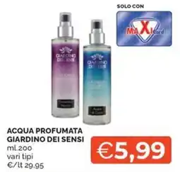 Maxisconto Acqua profumata Giardino dei sensi offerta