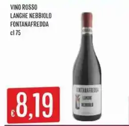 IperSisa Vino rosso Langhe Nebbiolo Fontanafredda offerta