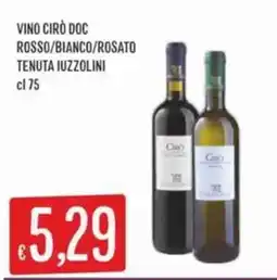 IperSisa Vino Cirò DOC Tenuta Iuzzolini offerta