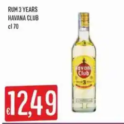 IperSisa Rum 3 anni Havana Club offerta
