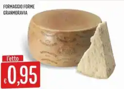 IperSisa Formaggio forme Granmoravia offerta