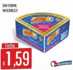 IperSisa Gim formaggio invernizzi offerta