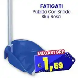 Punto Shopping Megastore Paletta Con Snodo Blu/ Rosa offerta