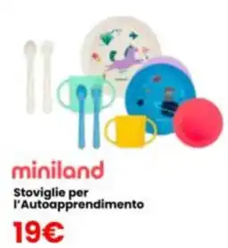 Paniate miniland Stoviglie per l'Autoapprendimento offerta