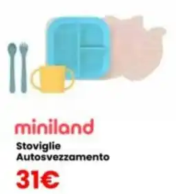 Paniate miniland Stoviglie Autosvezzamento offerta