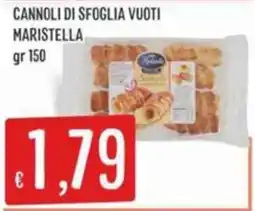IperSisa Cannoli di sfoglia vuoti Maristella offerta