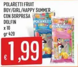 IperSisa Polaretti fruit boy/girl/happy summer offerta
