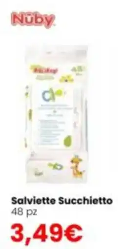 Paniate Salviette Succhietto Nuby offerta