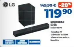 Elettrosintesi LG Soundbar S30A offerta